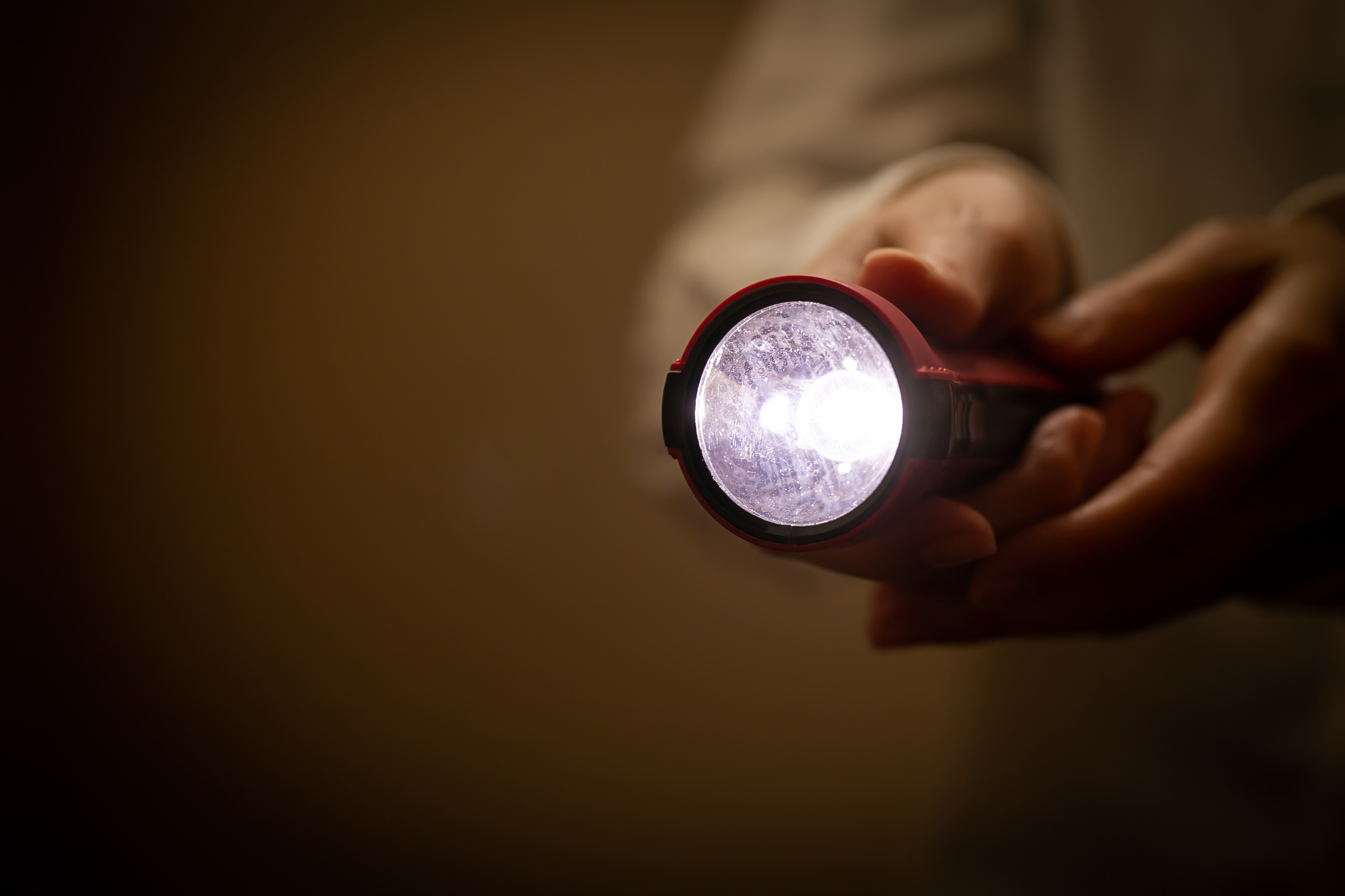 Flashlight for when the power goes out