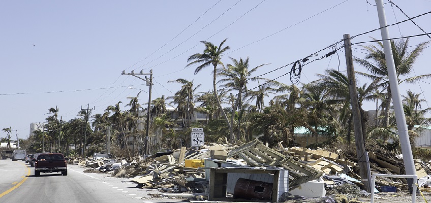 Hurricane damage 